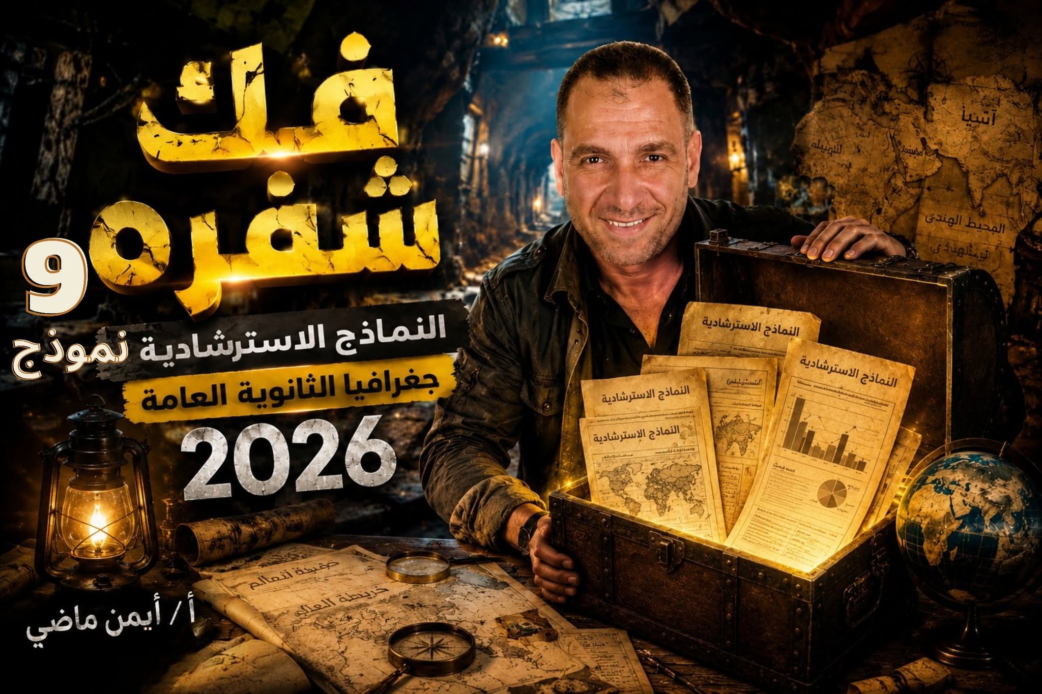 🎯📖 حل الامتحان الاسترشادي التاسع 2026 ✅🔥