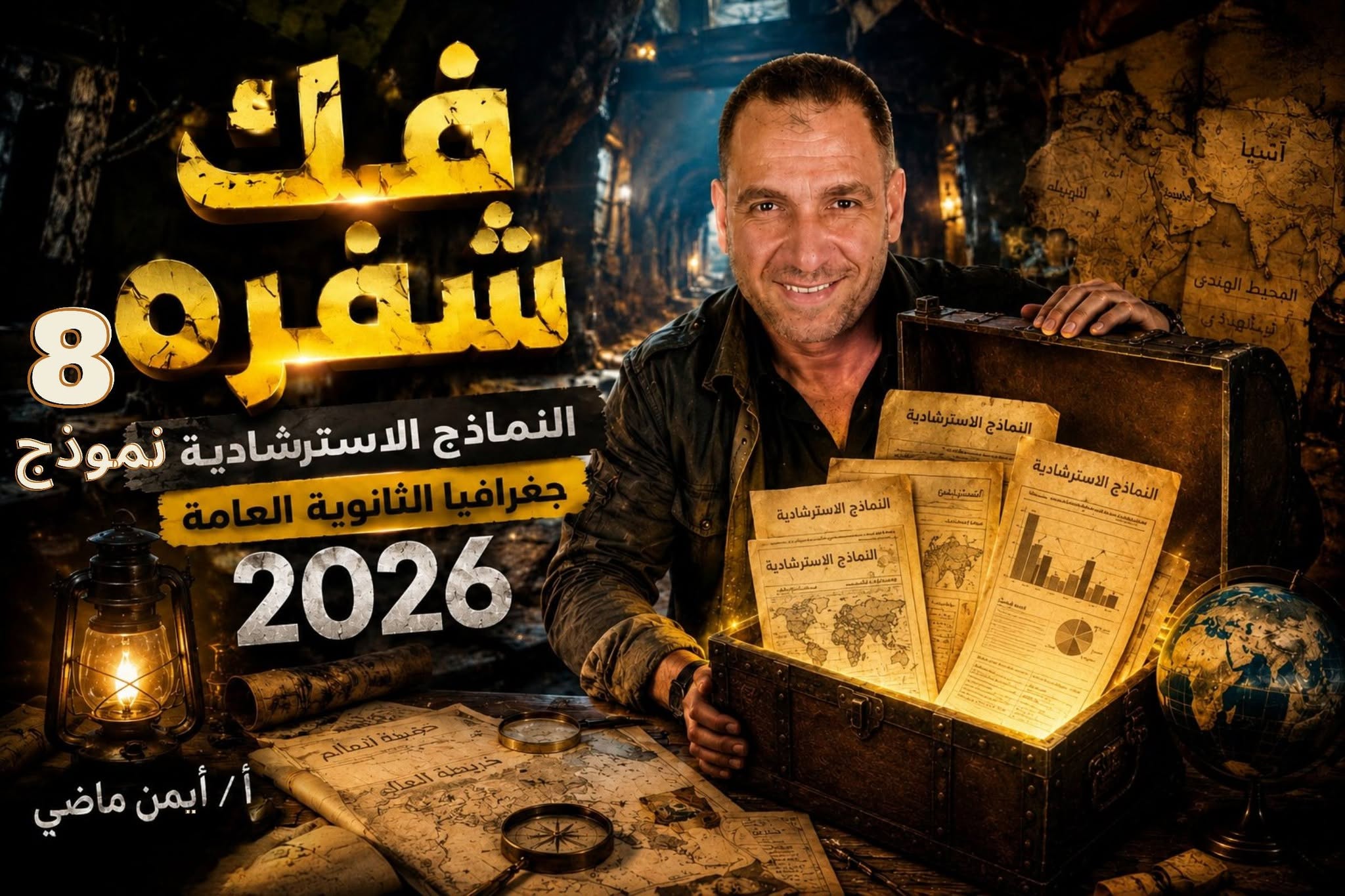 🎯📖 حل الامتحان الاسترشادي الثامن2026 ✅🔥